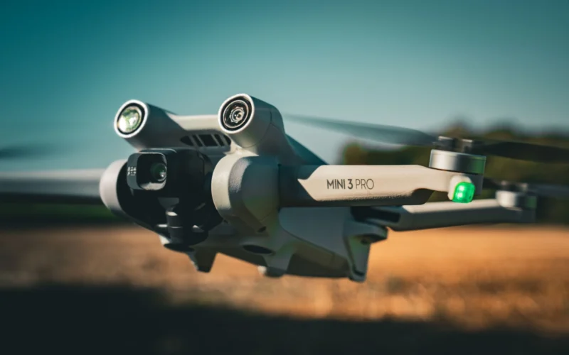 DJI Mavic series drone flying at dusk — Armando Colina Rojas, drone pilot